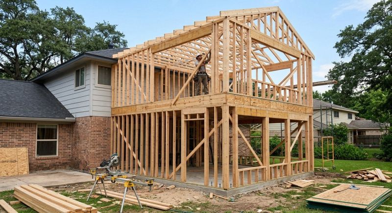 Building Addition Framing in Wilmington, NC
