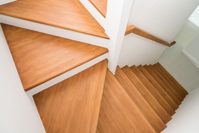 Curved Staircase Installation in Conroe, TX